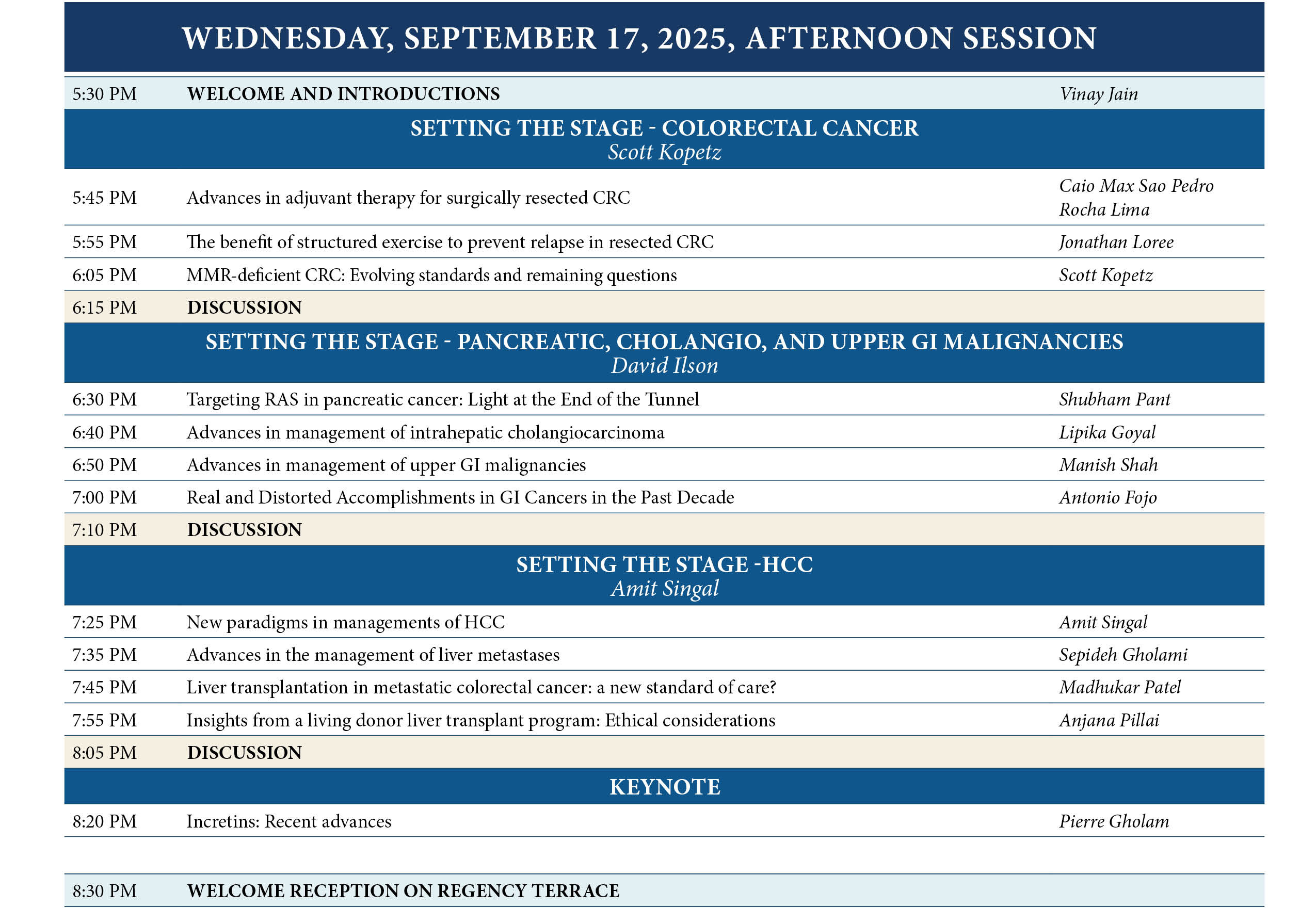 agenda